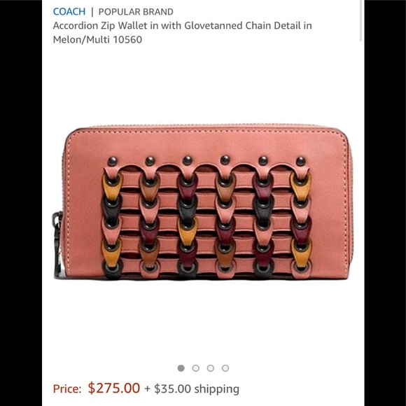 Handbags - Coach papular brand zip wallet